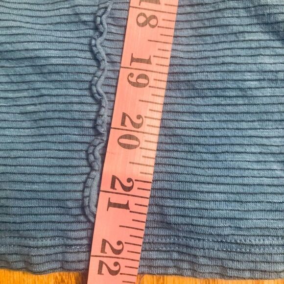 Cut Loose Cotton Gray/Blue Tunic - Picture 7 of 8